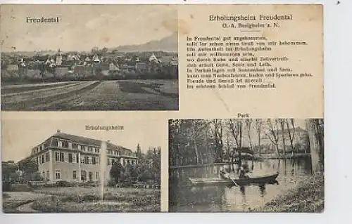 Erholungsheim Freudental, Park gl1930 35.364