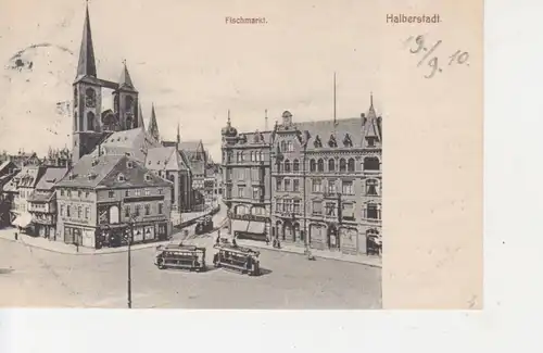 Halberstadt Fischmarkt gl1910 90.976