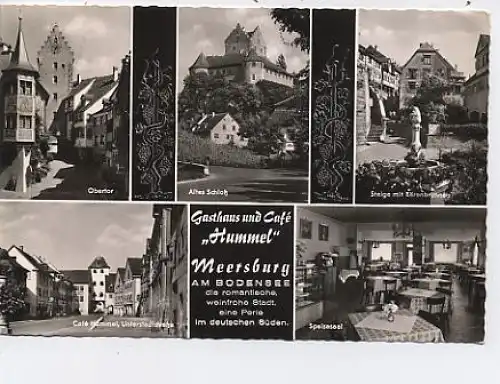 Meersburg Gasthaus Hummel Stadtpartien gl1965 39.123