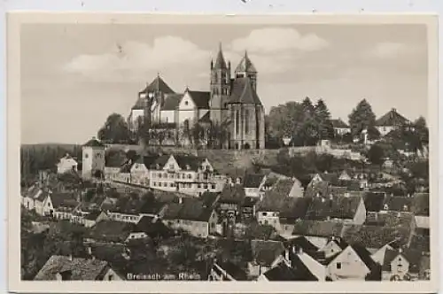 Breisach am Rhein, Teilansicht, Kirche gl1937 35.562