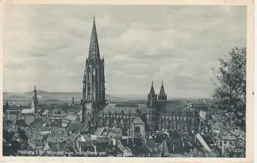 Freiburg in Br.-Münster vom Schloßberg gl1945 62.441