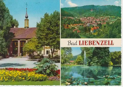 Bad Liebenzell im Schwarzw.-Teilansichten gl1966 63.041