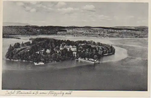 Insel Mainau im Bodensee vom Flugzeug aus ngl 62.675