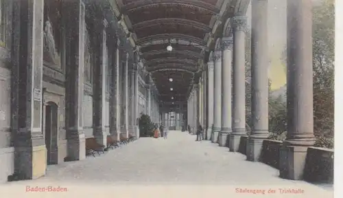 Baden-Baden Säulengang der Trinkhalle ngl 63.120