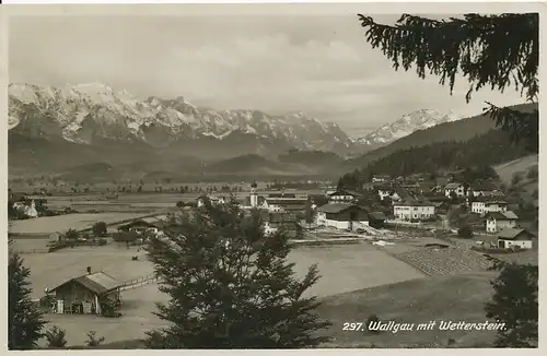 Wallgau mit Wetterstein ngl 119.922