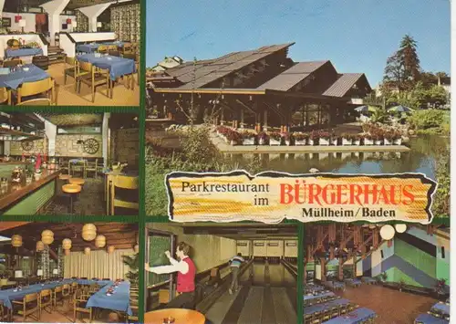 Müllheim/Baden, Parkrestaurant im Bürgerhaus ngl 62.585