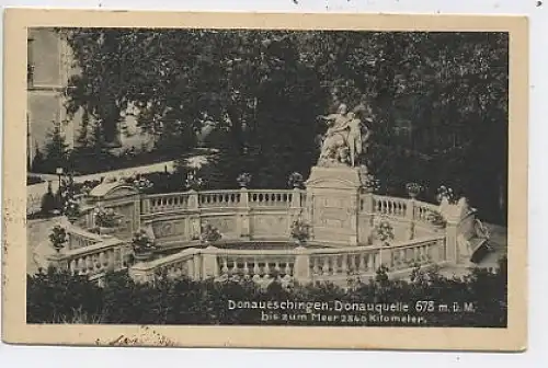 Donaueschingen, Donauquelle gl1924 38.605