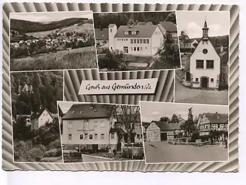 Gemünden i.Ts Gasthaus z.Linde u.and. gl1963 17.975