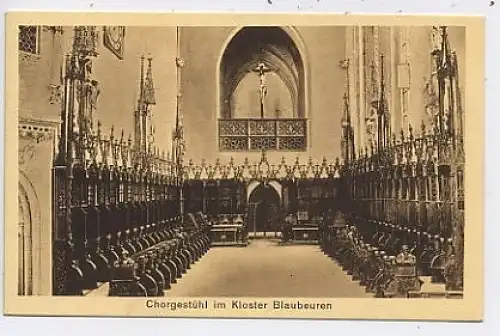 Chorgestühl im Kloster Blaubeuren ngl 38.666