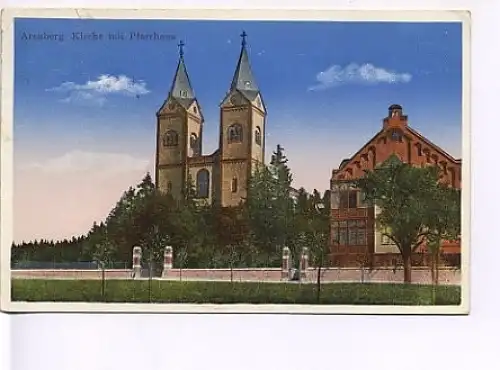 Arenberg Kirche mit Pfarrhaus gl1941 18.389