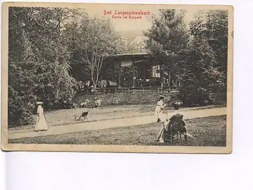 Bad Langenschwalbach Im Kurpark um 1900 ngl 18.299