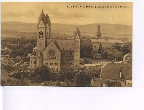 Homburg v.d.Höhe Erlöserkirche Schloß ngl 18.095