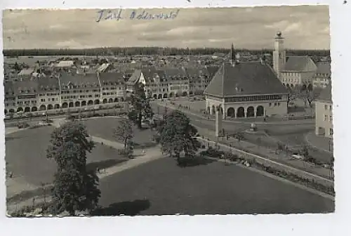 Freudenstadt im Schwarzwald - Teilansicht gl1958 38.766