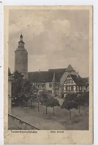 Tauberbischofsheim - Altes Schloß gl1930 38.725