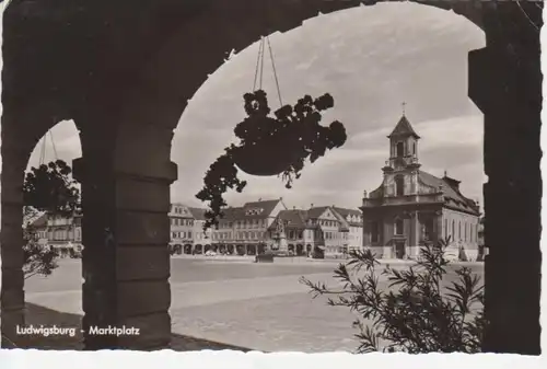 Ludwigsburg - Marktplatz gl1954 62.811