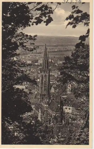 Freiburg in Br. - Münster vom Schloßberg gl1936 62.847