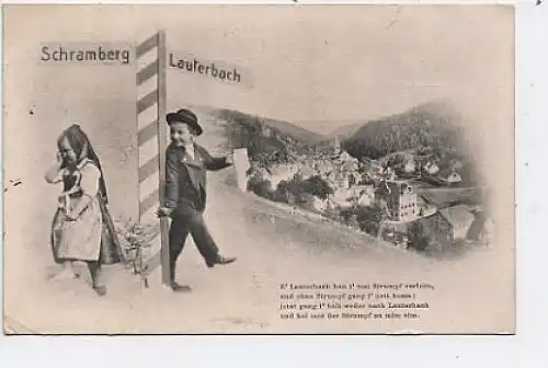 Lauterbach - Kinder,Spruch feldpgl1916 38.800