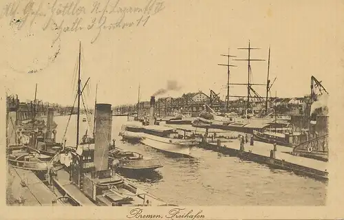 Bremen Freihafen feldpgl1916 116.140