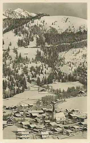 Bayrischzell Panorama im Winter glca.1950 119.213