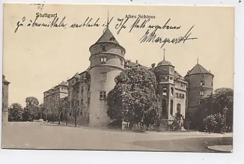 Stuttgart - Altes Schloß gl1910 38.905