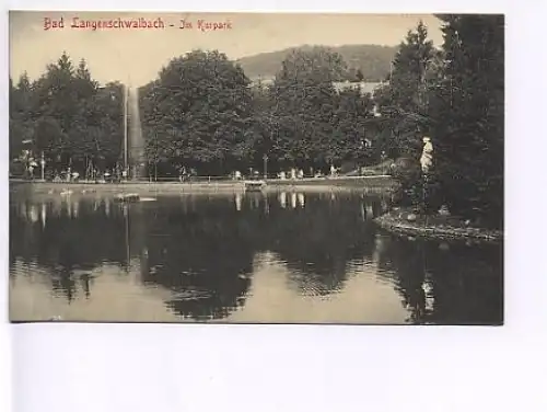 Bad Langenschwalbach Im Kurpark gl1909 17.921