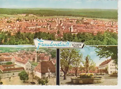 Freudenstadt im Schwarzw,Teilansichten ngl 62.976