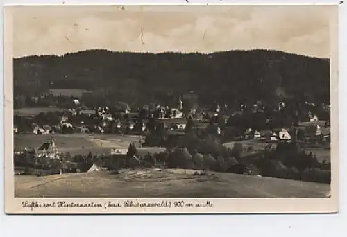 Luftkurort Hinterzarten (bad. Schwarzwald) ngl 38.977