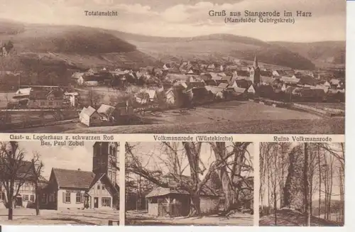 Stangerode Gasthaus z. Schwarzen Roß gl1929 92.107