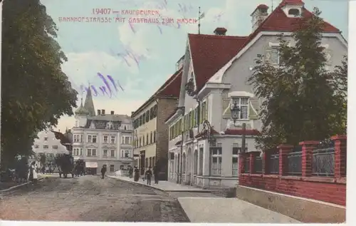 Kaufbeuren Bahnhofstr. Gasthaus z. Hasen gl1919 66.434