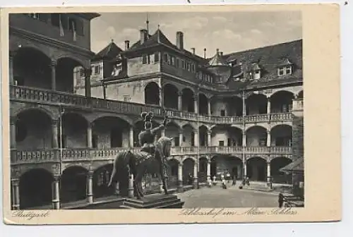 Stuttgart - Schloßhof im Alten Schloß gl1931 38.935