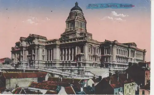 Brüssel Justizpalast feldpgl1916 203.649