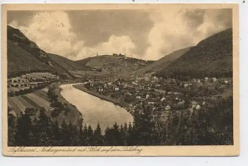 Neckargemünd mit Blick auf den Dilshof gl1929 38.591