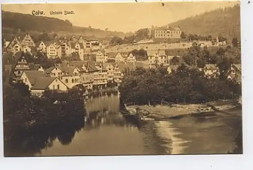 Calw. Untere Stadt gl1907 38.603