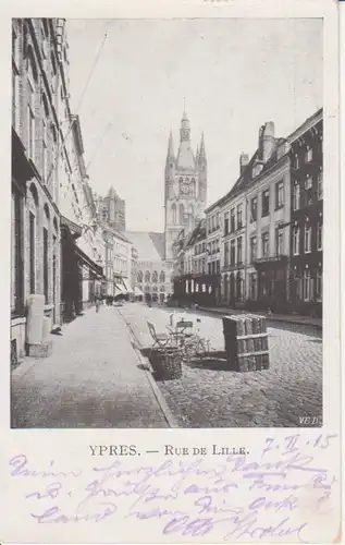 Ypern Rue de Lille feldpgl1915 204.061