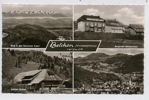 Belchen im Schwarzwald-Teilansichten gl1964 36.619