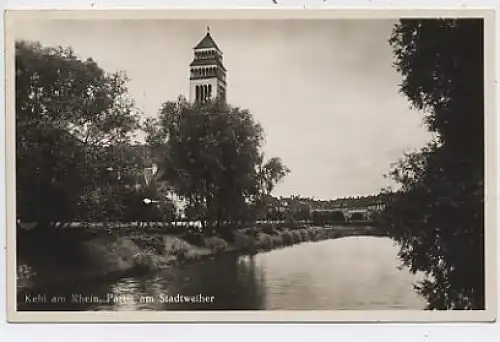 Kehl am Rhein. Partie am Stadtweiher gl1931 38.474