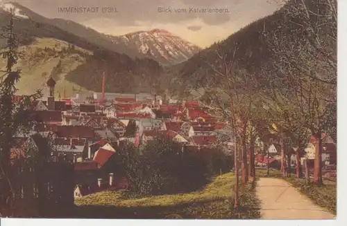 Immenstadt Blick vom Kalvarienberg feldpgl1917 66.598