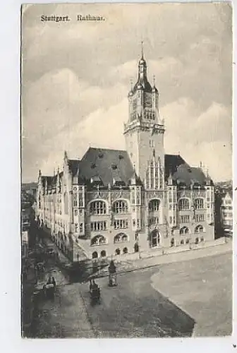 Stuttgart - Rathaus gl1907 38.515