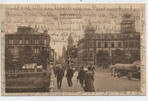 Heilbronn - Blick in die Kaiserstraße gl1918 38.464