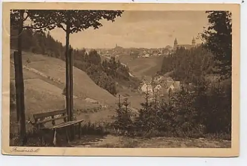 Freudenstadt im Schwarzwald-Teilansicht glca1920 38.682