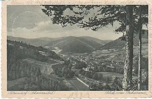 Sitzendorf Schwarzatal vom Pocherrand gl1928 B0.870