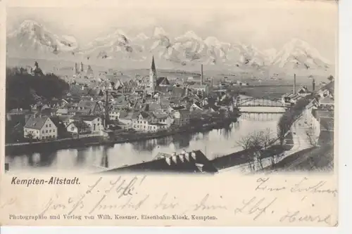 Kempten Altstadt Iller glca.1900 66.542