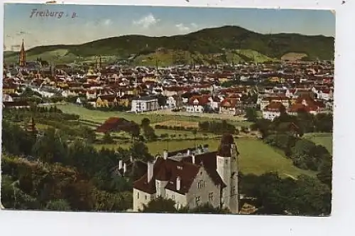 Freiburg in Br. - Gesamtansicht gl1918 38.813