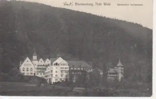 Bad Blankenburg Sanatorium Schwarzeck gl1915 88.887
