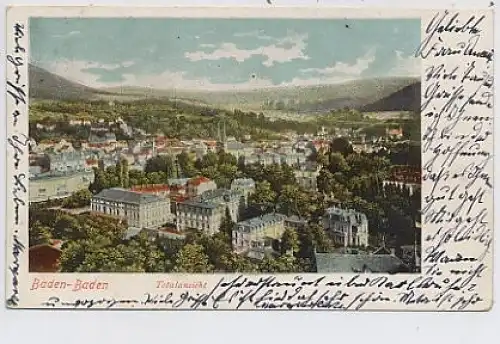 Baden-Baden - Totalansicht glca1900 36.940