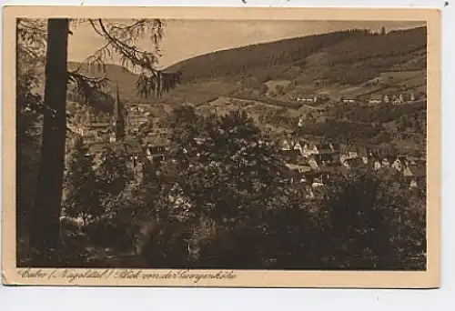 Calw - Nagoldtal, Blick von der Georgenhöhe ngl 38.965