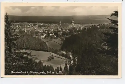 Freudenstadt im Schwarzwald-Gesamtansicht ngl 38.772