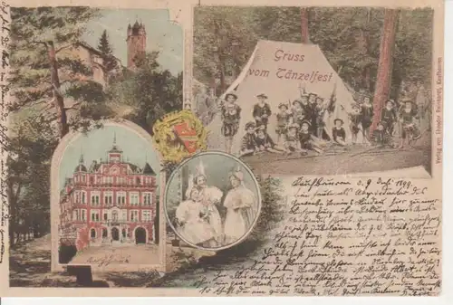 Kaufbeuren Gruss vom Tänzelfest gl1899 66.431
