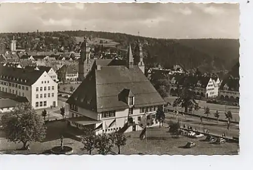 Freudenstadt - Blick vom Rathausturm gl1965 38.765