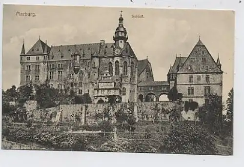 Marburg - Schloß feldpgl1918 36.642